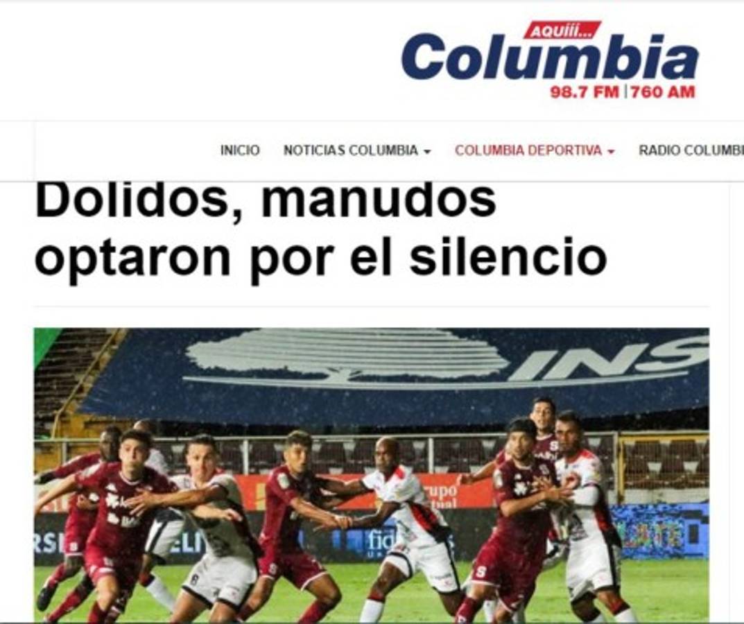 Prensa tica destroza al Alajuelense por su pobre juego y alaba la conquista de Centeno y Saprissa