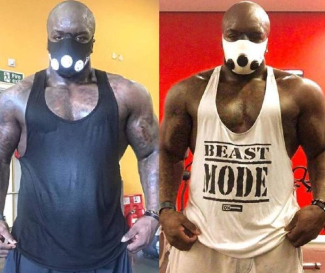 ¡Tremendo! El cambio físico de Adebayo Akinfenwa, el jugador más fuerte del mundo  