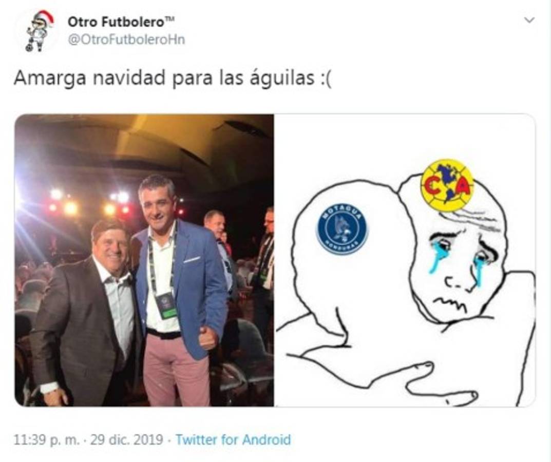 ¡Hasta Motagua y Diego Vázquez! Los otros memes contra América tras la final de Liga MX