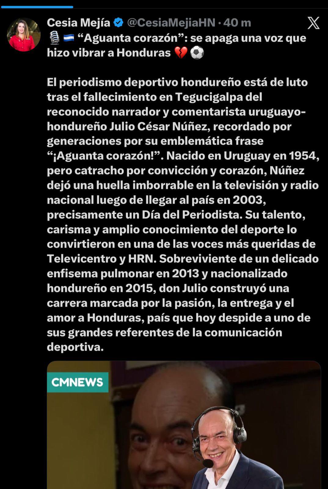 Rely y Rafa Villeda se quiebran: así reaccionan a la muerte de Julio César Núñez