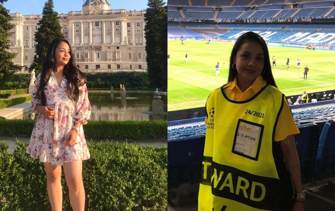 ¿Quién es y cómo la ficharon? Deyni Menjívar, la hondureña que trabaja con el Real Madrid desde el Bernabéu