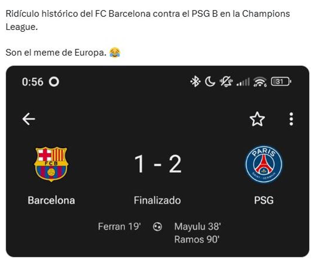 Memes trituran al Barcelona tras sufrir remontada del PSG en la Champions: ¡no perdonan a Lamine Yamal!