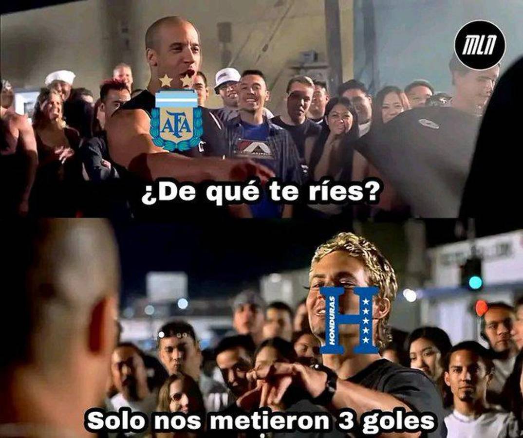 Los memes destrozan a la Selección de Honduras tras la derrota ante Argentina y Messi tampoco se salva
