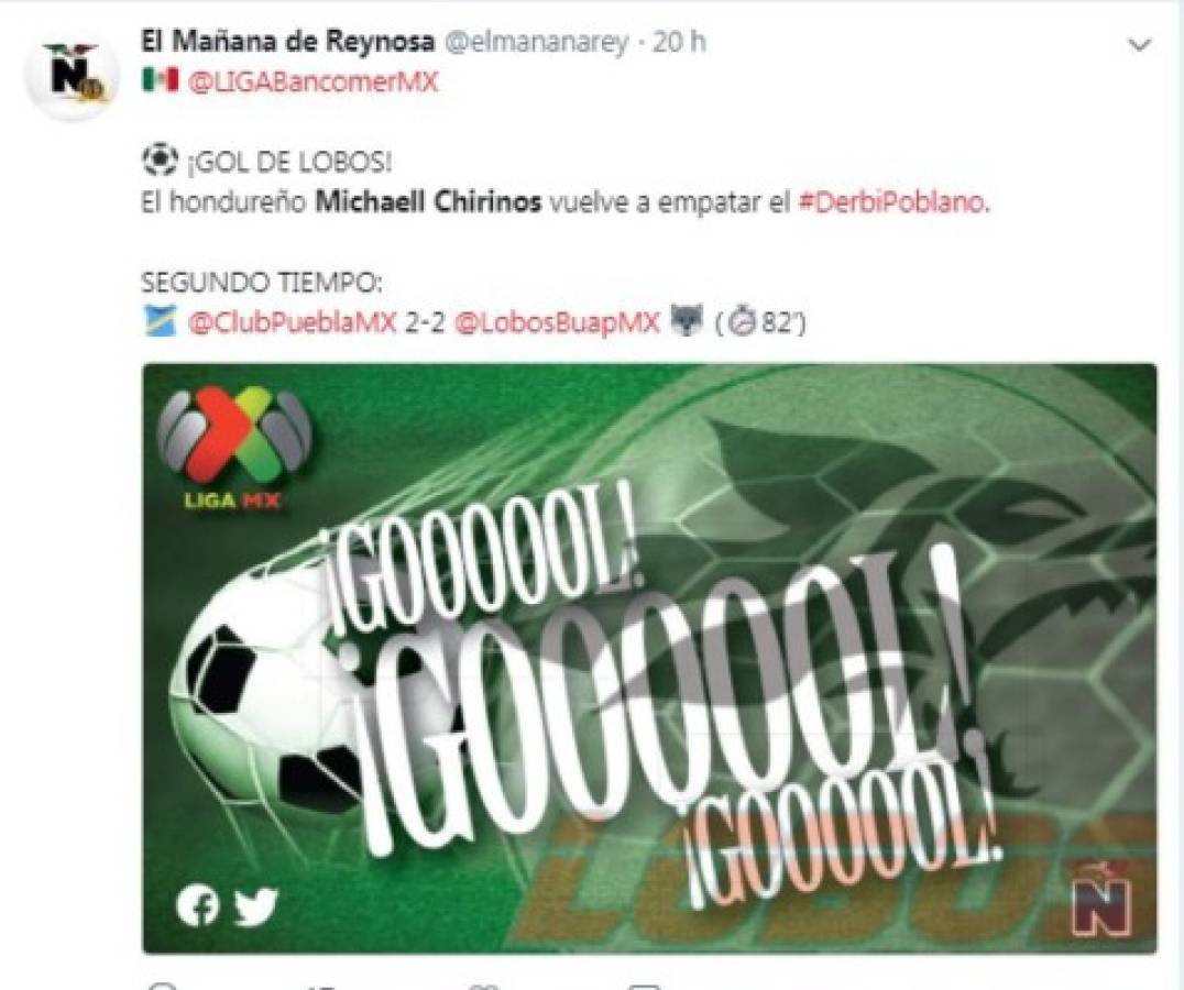 Así reaccionaron los medios mexicanos por el gol de Michaell Chirinos