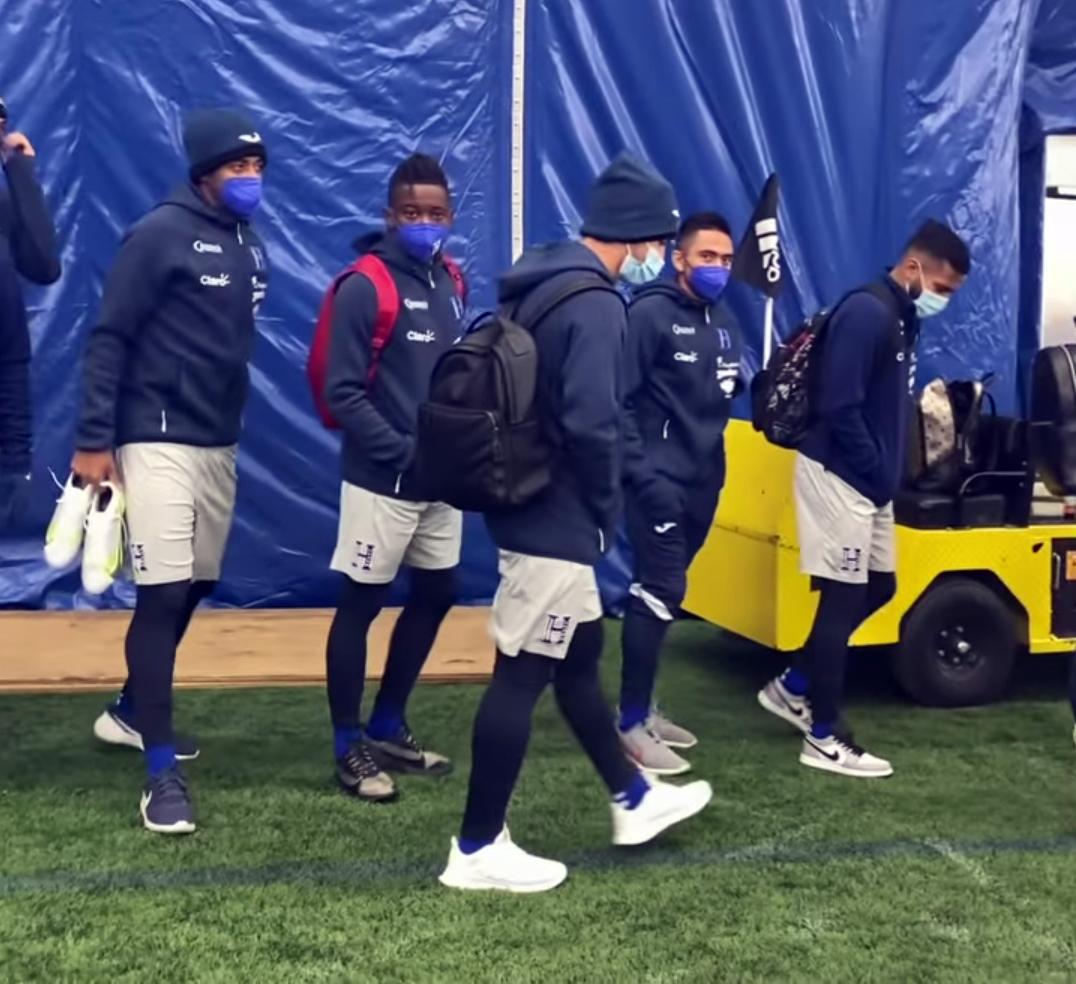 ¡Abrigos, gorros y nieve! Así fue el entreno de la Selección Honduras en la fría ciudad de Minnesota
