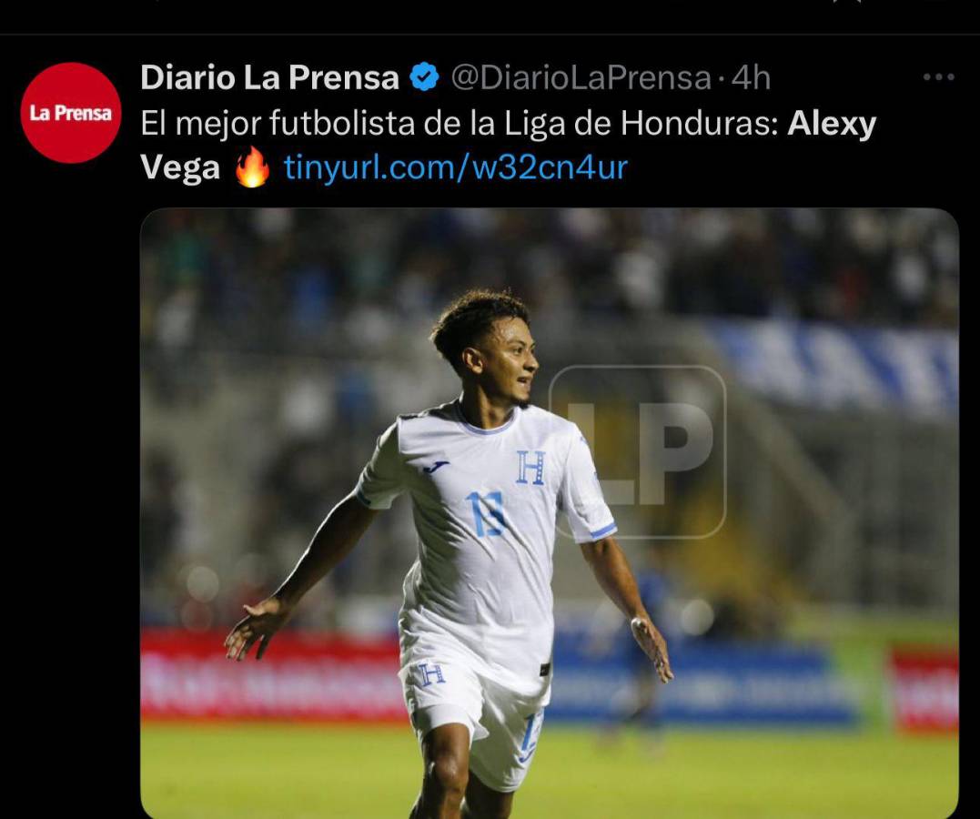 Es el mejor de Honduras Así se cierran bocas: la prensa hondureña alaba la actuación de Alexy Vega contra Nicaragua