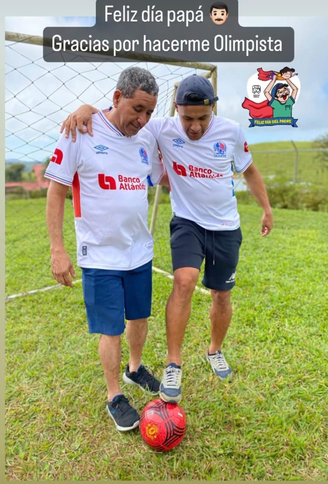 ¡Rodeados de cariño! Las dedicatorias que recibieron los futbolistas y ex figuras hondureñas en el día del padre