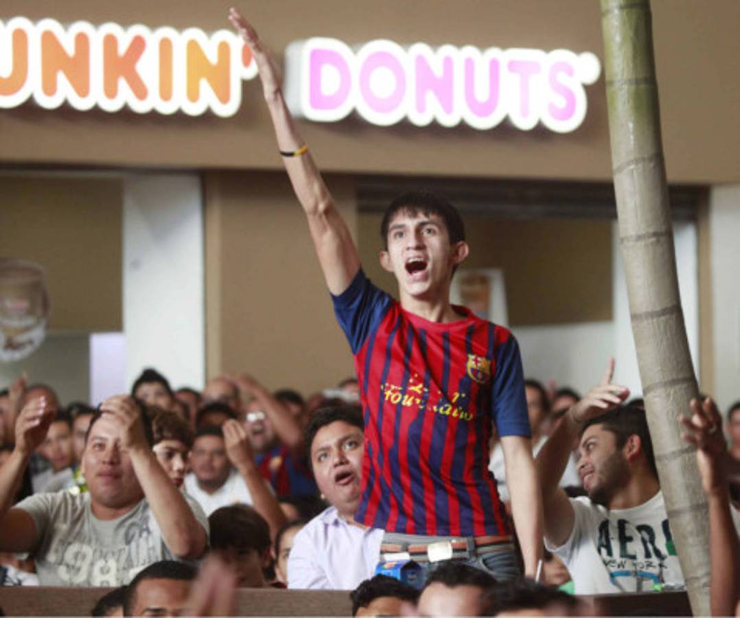 Ambiente en Honduras del clásico Real Madrid-Barcelona