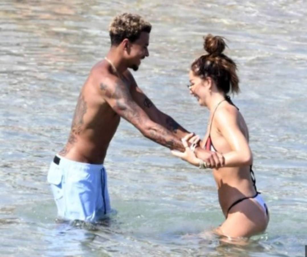 'Con las manos en la masa': Las picantes vacaciones de Dele Alli con Ruby Mae en Grecia