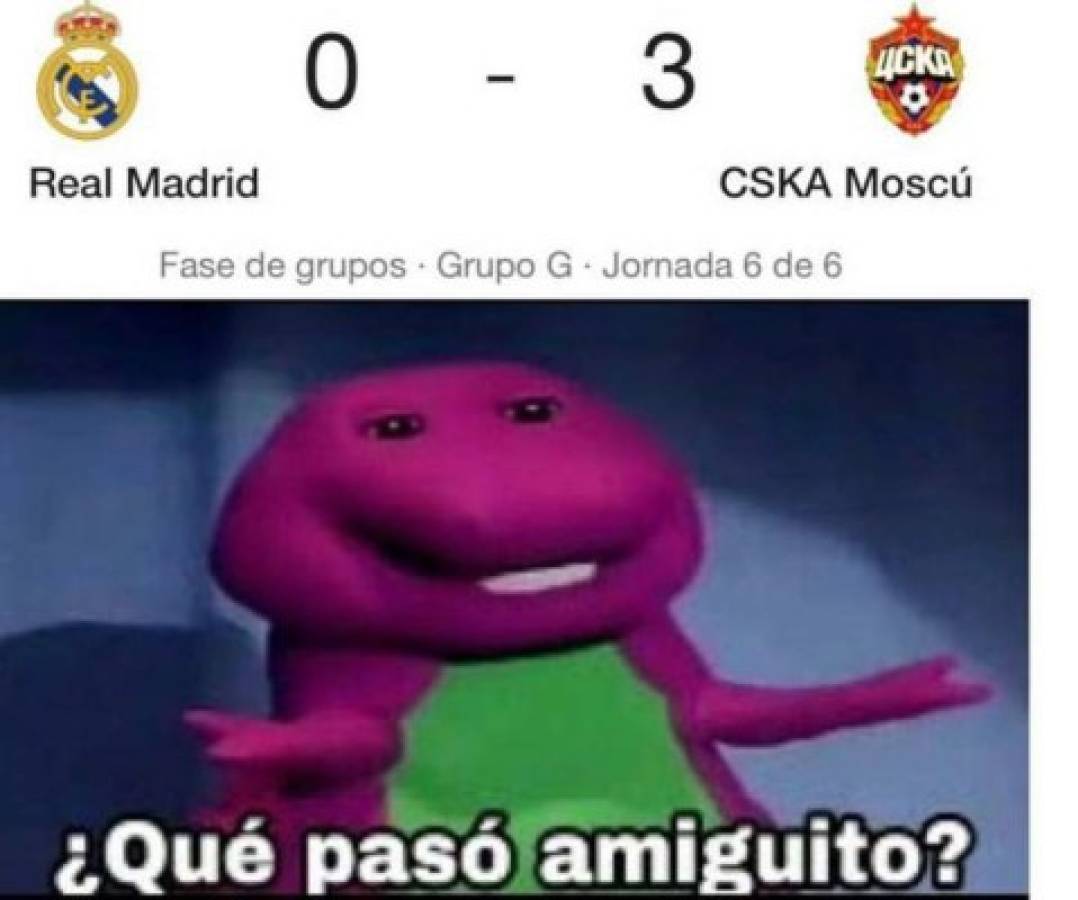 MEMES: Destruyen al Real Madrid tras ser goleados por el CSKA en la Champions