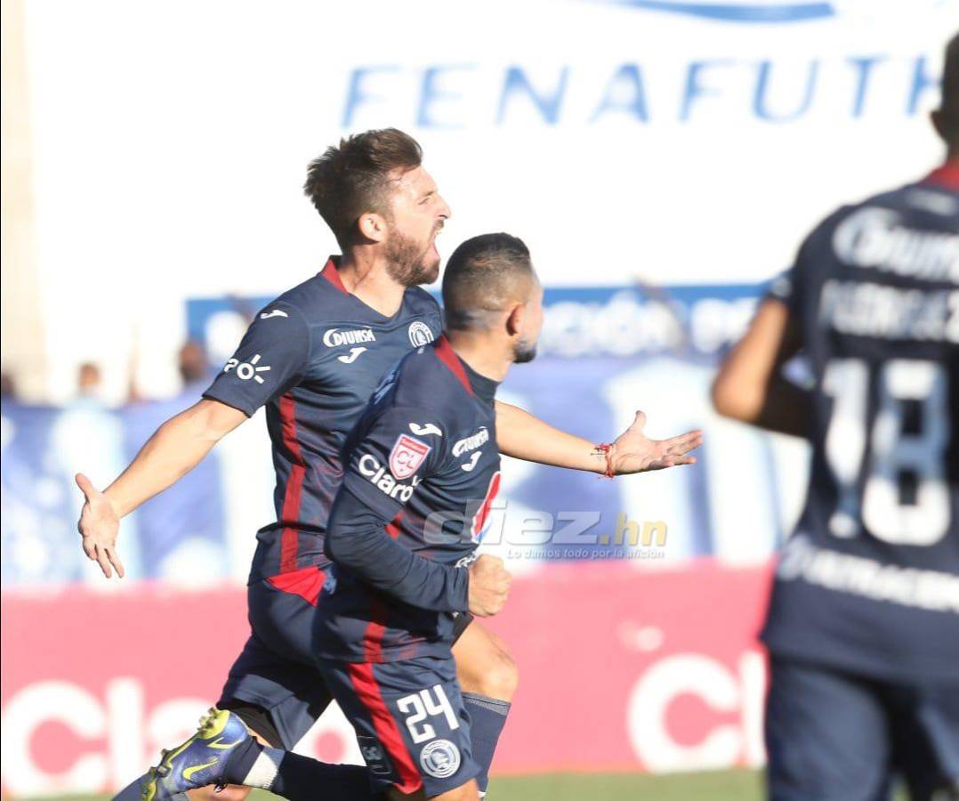 La euforia de Olego por su primer gol oficial en liga y el gesto del ‘Chino’ López tras el agónico triunfo de Motagua