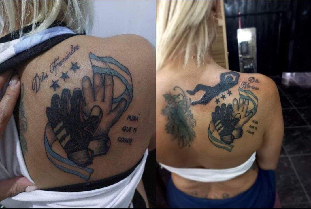 Insólito: se hizo un tatuaje del ‘Dibu’ Martínez y salió mal; así tuvo que corregirlo tras las burlas de los aficionados