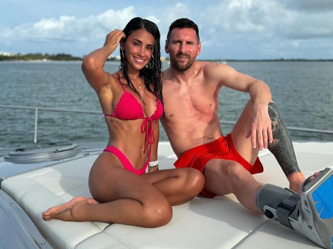 Antonela Roccuzzo enciende las redes con sus vacaciones junto Messi al ritmo de cantante hondureño