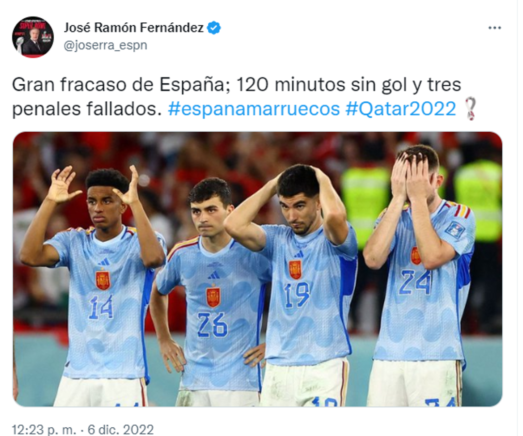 ¡Ridículo! Prensa internacional estalla tras la eliminación de España en Qatar: “No sabían que jugaban un Mundial”