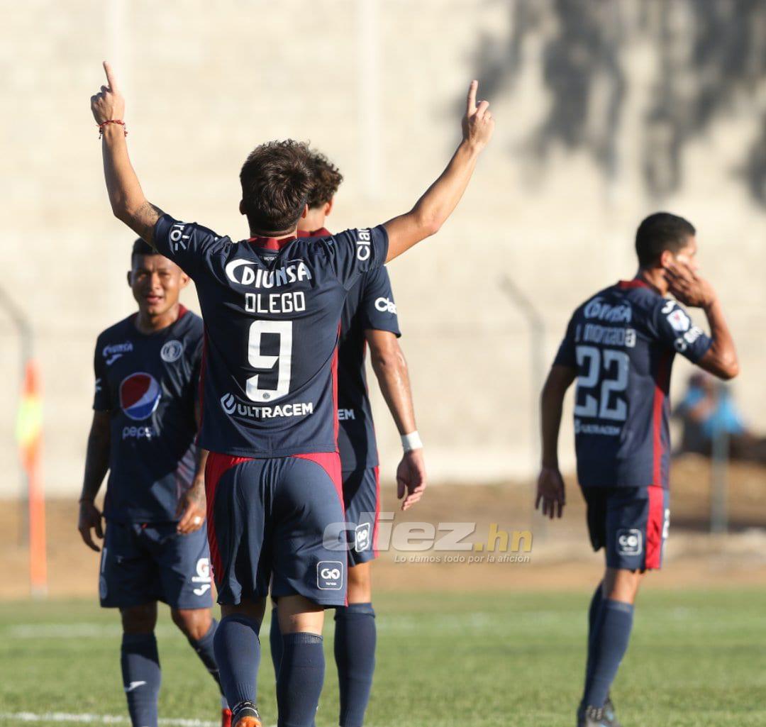 La euforia de Olego por su primer gol oficial en liga y el gesto del ‘Chino’ López tras el agónico triunfo de Motagua