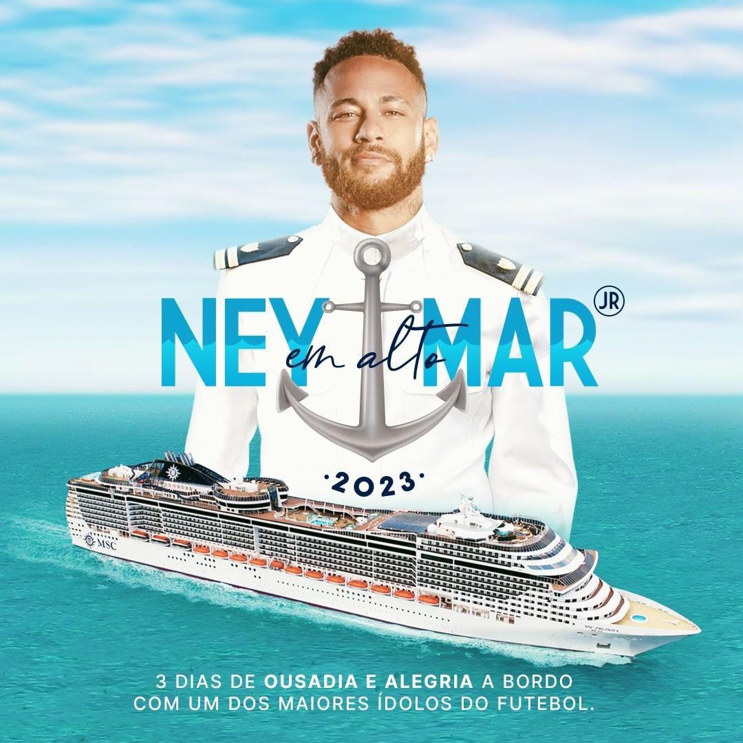 Zarpa el crucero de Neymar: ¡tres días de pura fiesta en alta mar y esto es lo que ofrece el brasileño!