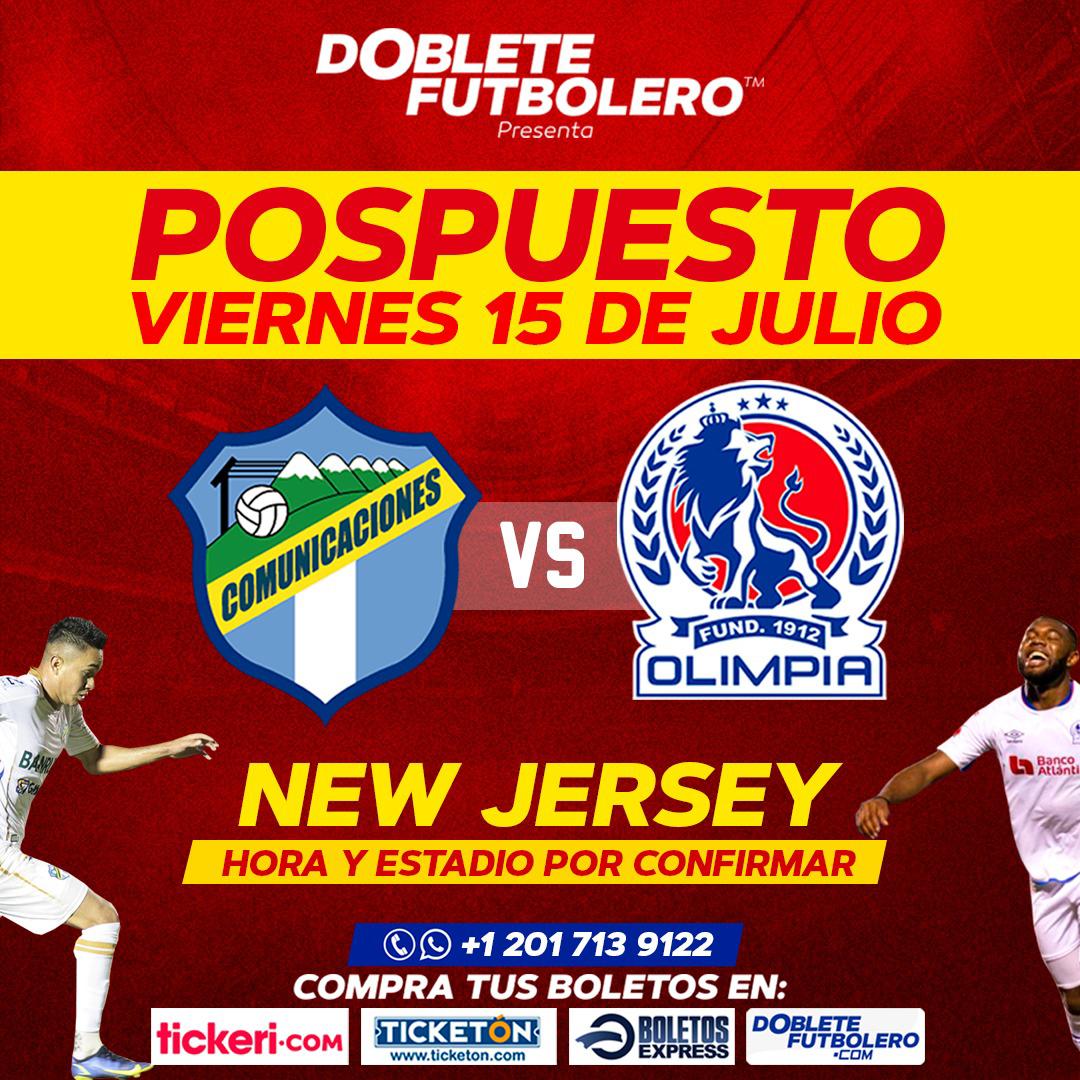 Cambia de hora, día y estadio el clásico Olimpia vs Comunicaciones en la gira de amistosos por Estados Unidos