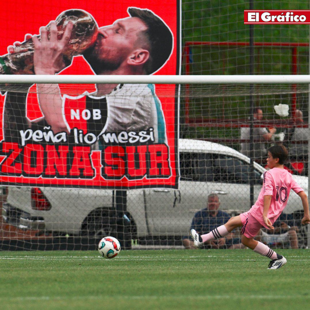 Antonela Roccuzzo y Thiago Messi causan locura en su estadía por Rosario ¿qué pasó con Leo Messi?