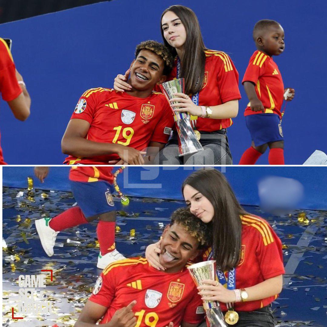 Así es la bella y ‘misteriosa’ novia de Lamine Yamal, la perla de España: ¡captados acaramelados en la Eurocopa!