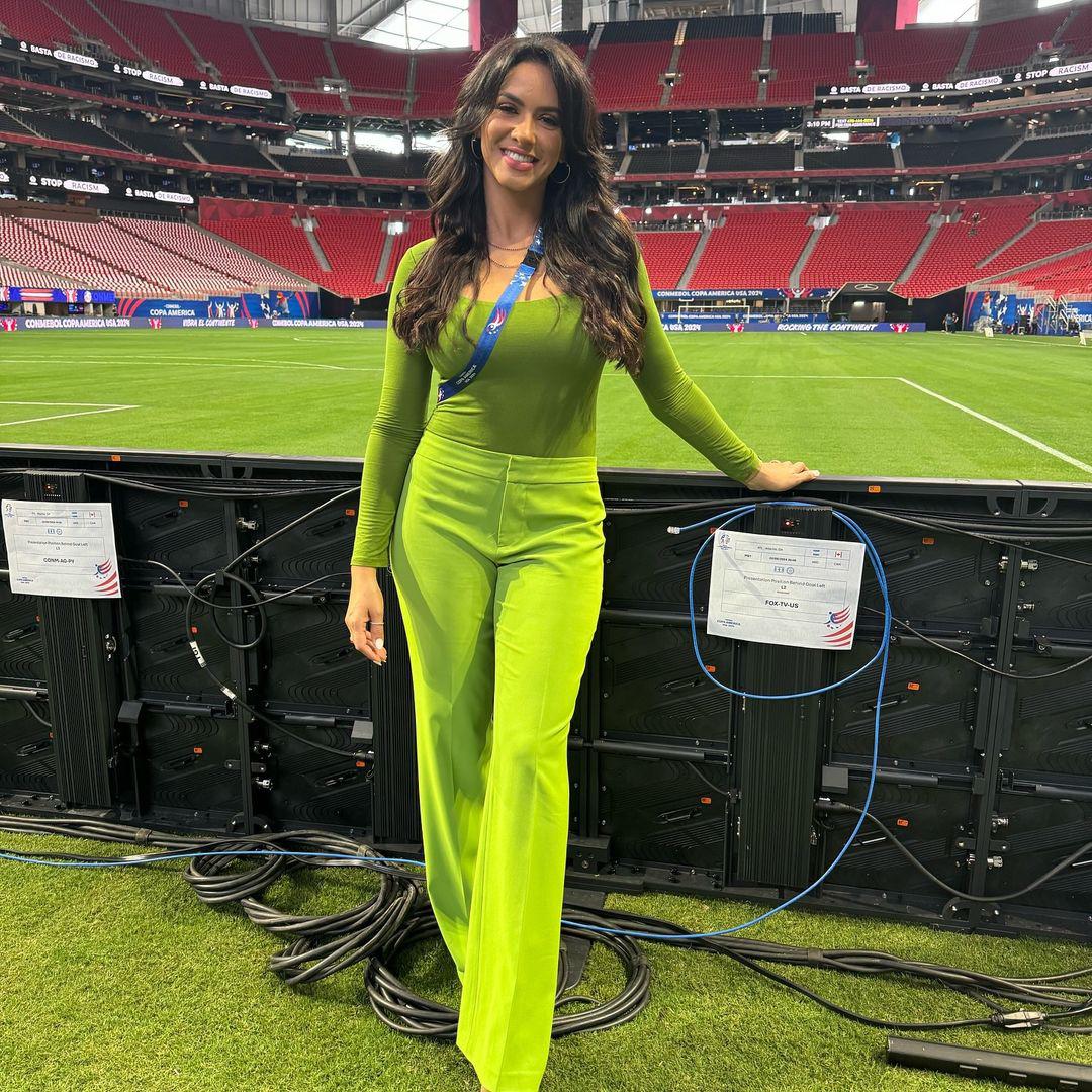 Las bellas periodistas que enamoran en la Copa América 2024: una Miss Honduras y bellas catrachas figuran