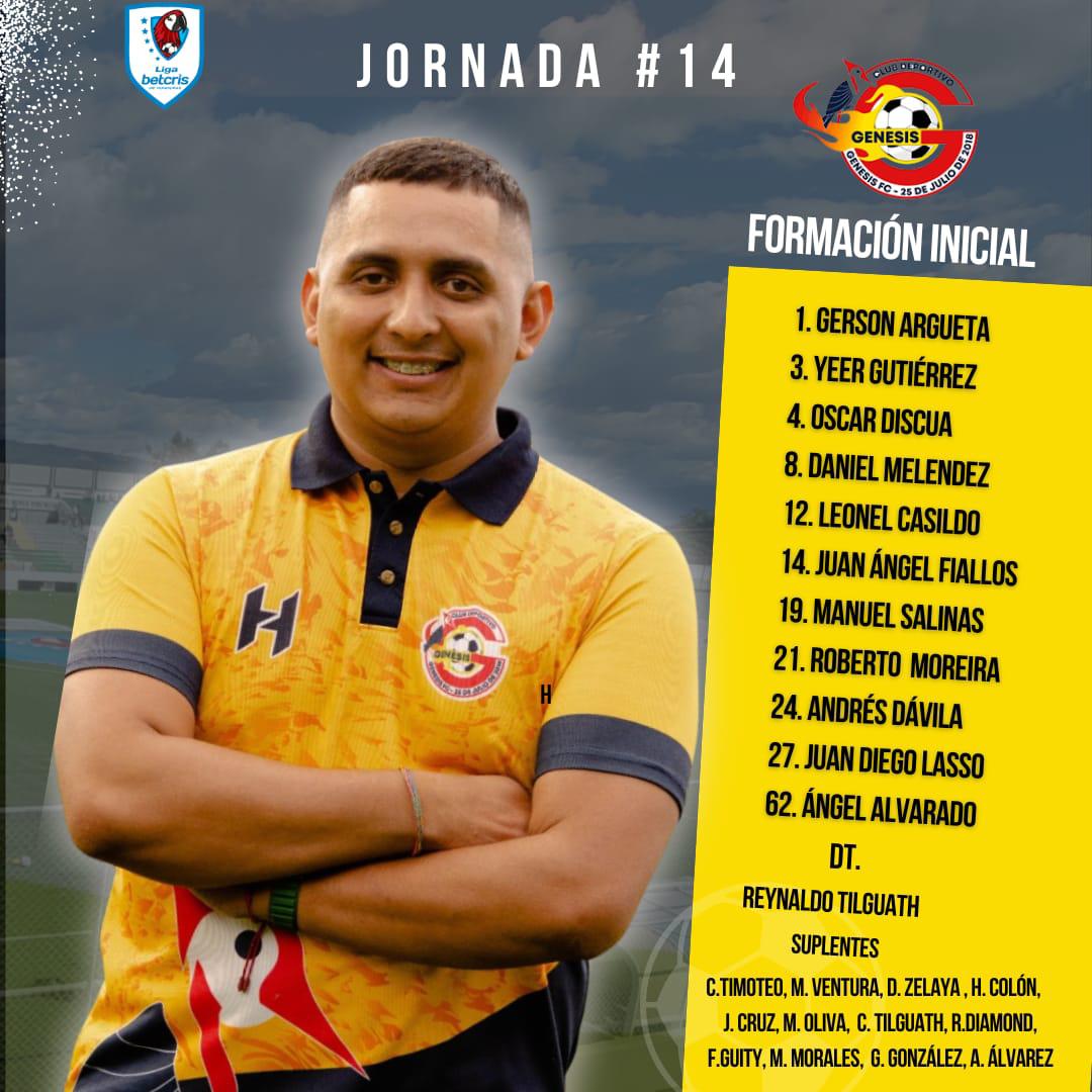 Génesis superó a Real Sociedad en Comayagua con gol de Roberto Moreira y se consolida en zona de liguilla