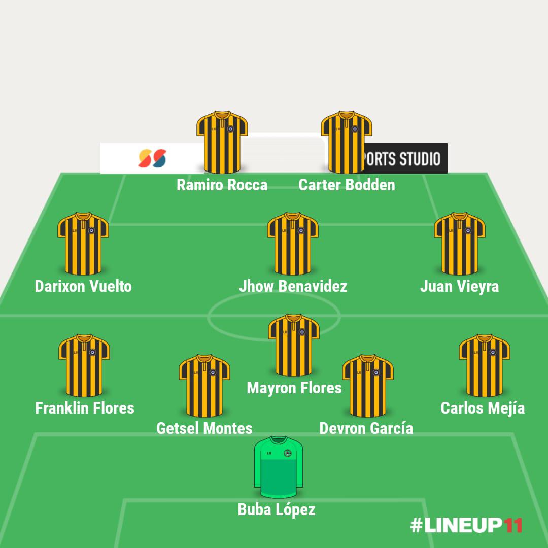 ¿Y Buba López? El temible 11 del Real España con el que saldría ante Olimpia en el clásico moderno en el Olímpico
