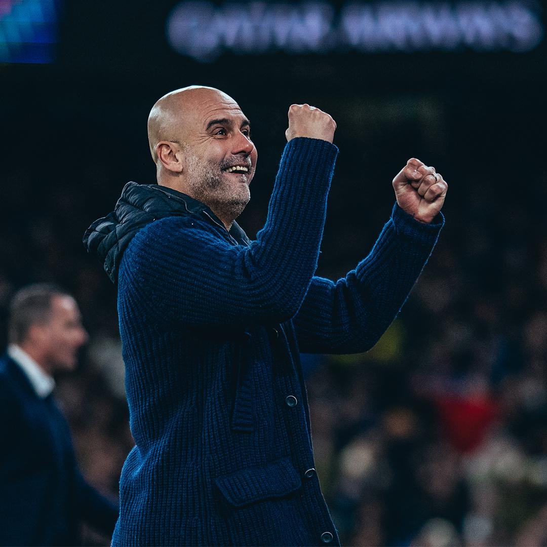 El festejo de Pep tras la sufrida clasificación a playoffs de la Champions, Barcelona dejó ir el segundo lugar y Rodrygo brilló