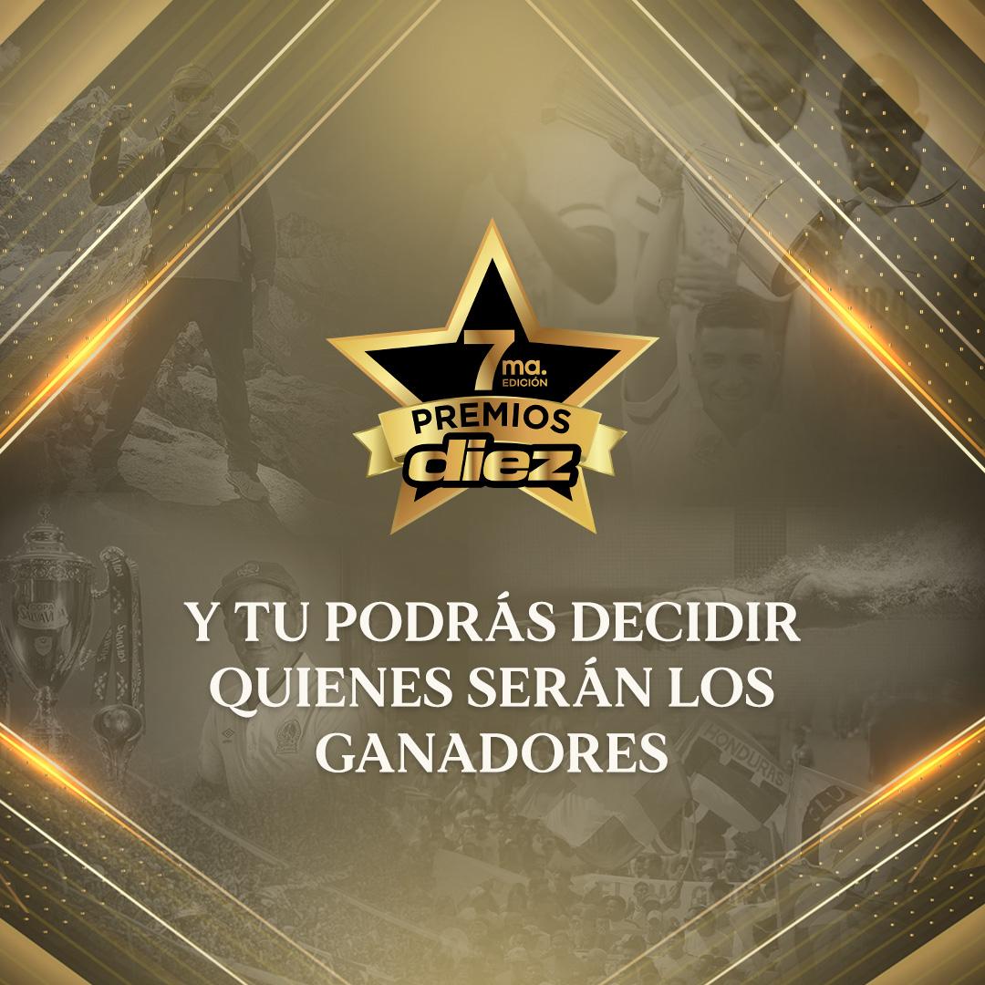 PREMIOS DIEZ. Séptima edición: Ya puedes votar para elegir a los mejores deportistas de Honduras y Centroamérica de 2022