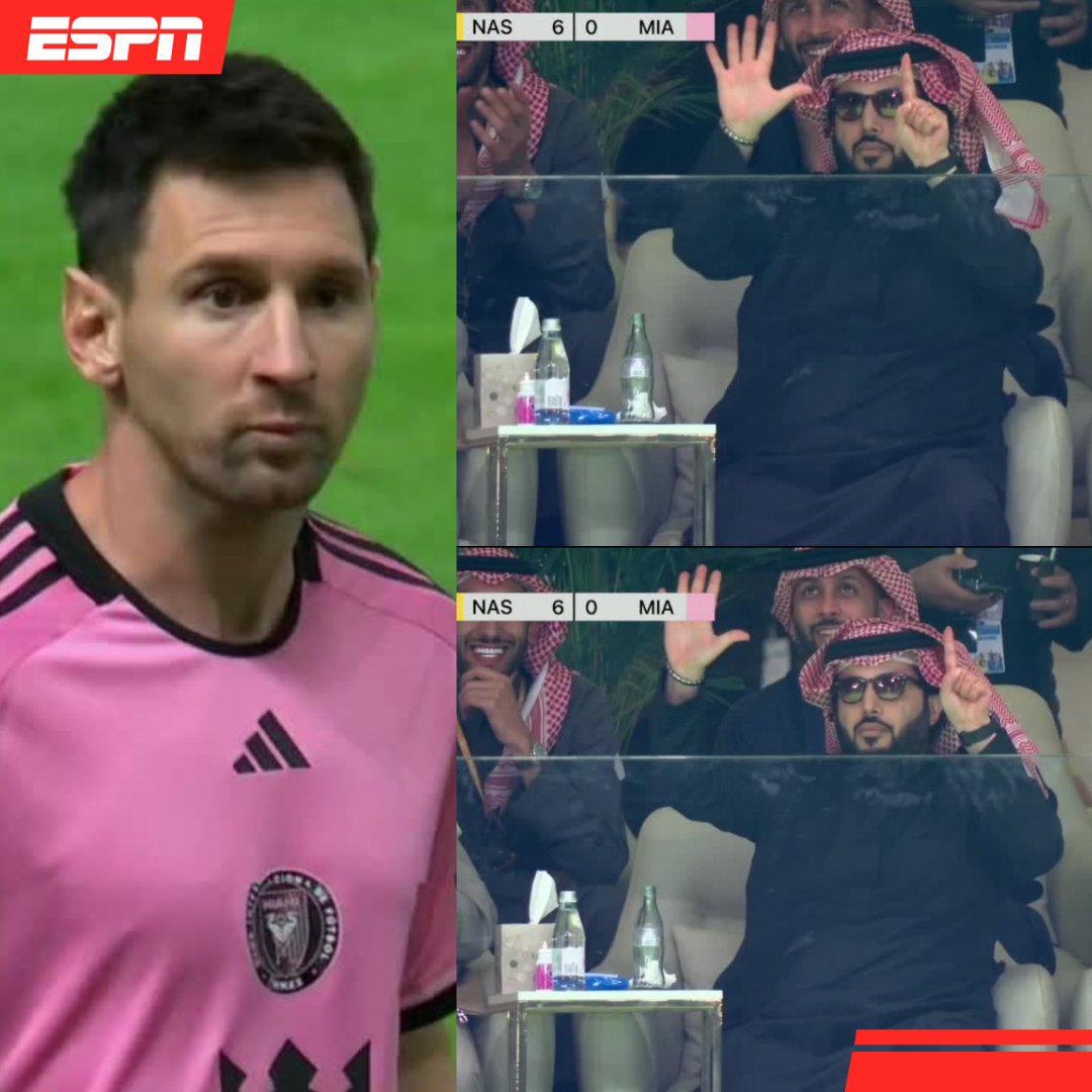Al Nassr goleó al Inter Miami: la “fiesta” de Cristiano Ronaldo en los palcos y la frustración de Messi en la banca