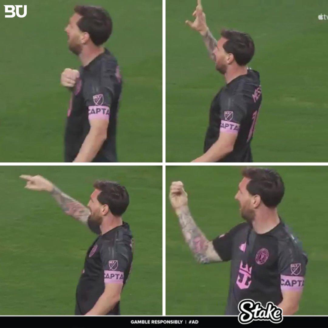 Messi vivió a lo grande su debut en 2025 durante el juego Inter Miami vs América y lo acompañó la polémica