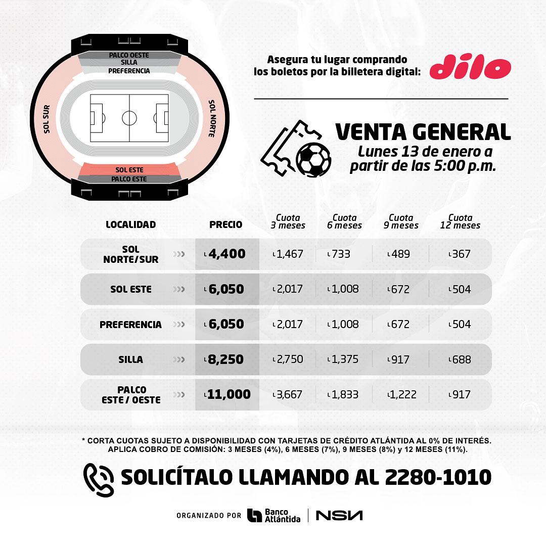 Los precios de la boletería para el amistoso internacional entre Inter Miami vs Olimpia.
