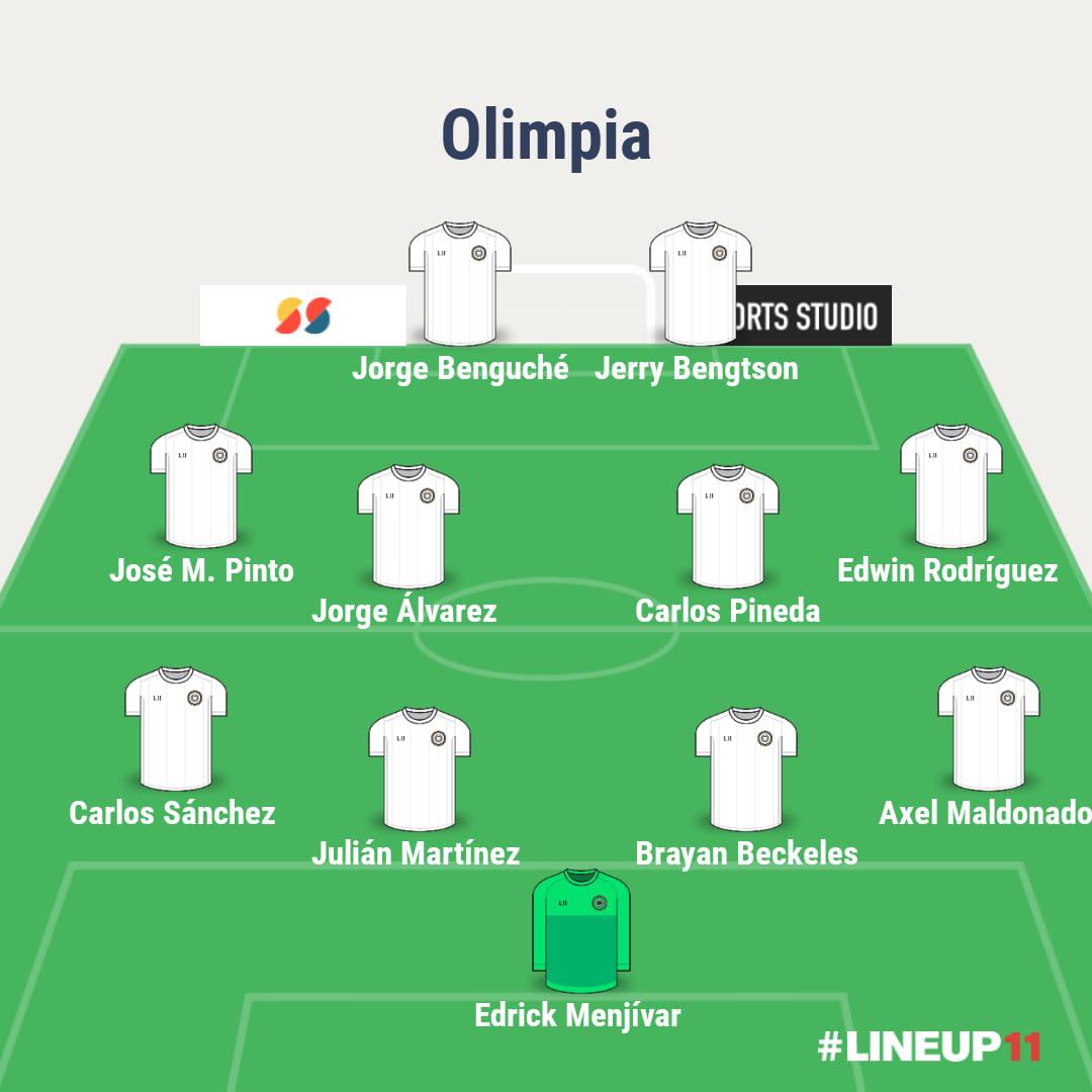 Con baja sensible: Olimpia y su poderoso 11 que prepara para medirse al Génesis en Comayagua