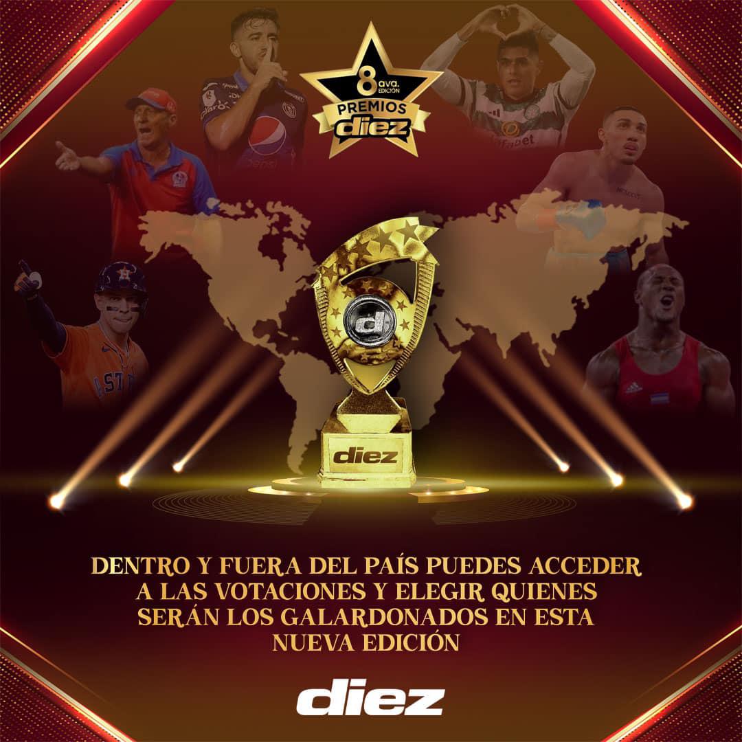 ¡REGRESÓ LA EMOCIÓN DE LOS PREMIOS DIEZ! Ya podés elegir a tus favoritos de la octava edición.