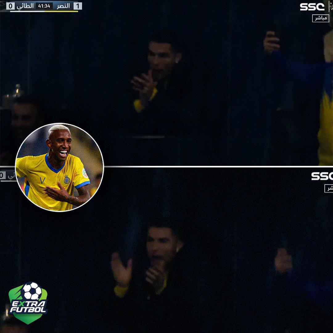 ¿Quién lo acompañaba? Así vivió Cristiano Ronaldo la victoria del Al Nassr: Su propio palco y celebró los goles