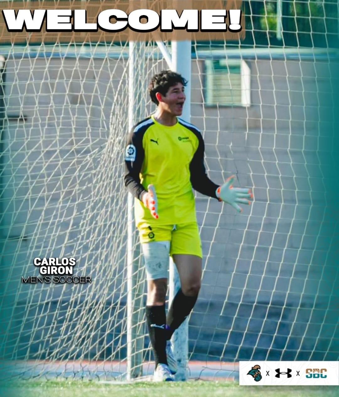 Carlos Girón tiene un tremendo futuro como portero profesional.