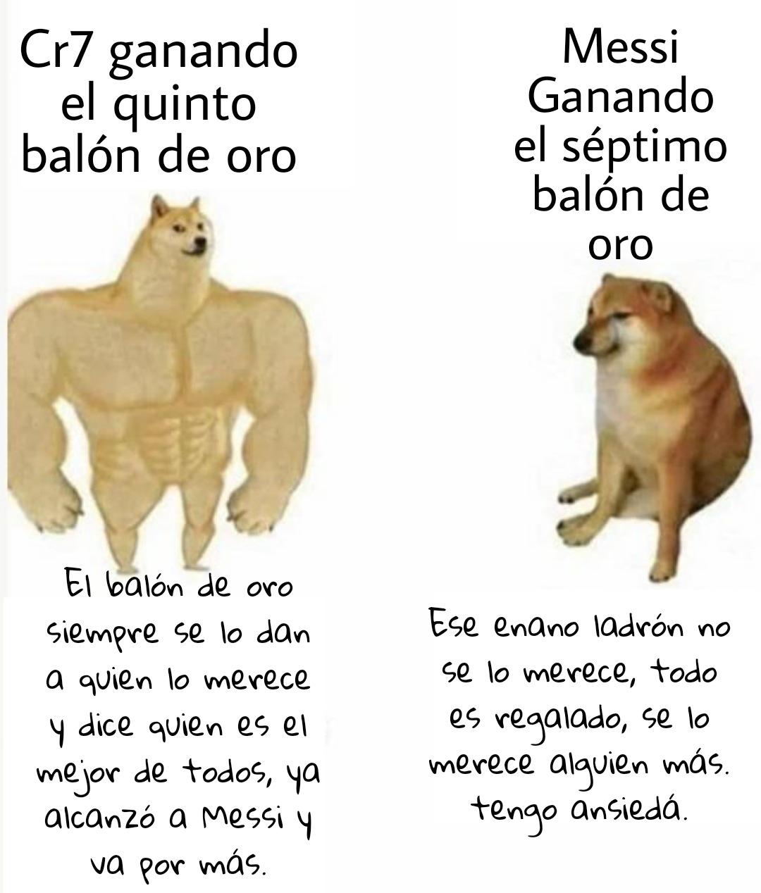 Messi gana el Balón de Oro 2021 y los memes destrozan a Cristiano Ronaldo