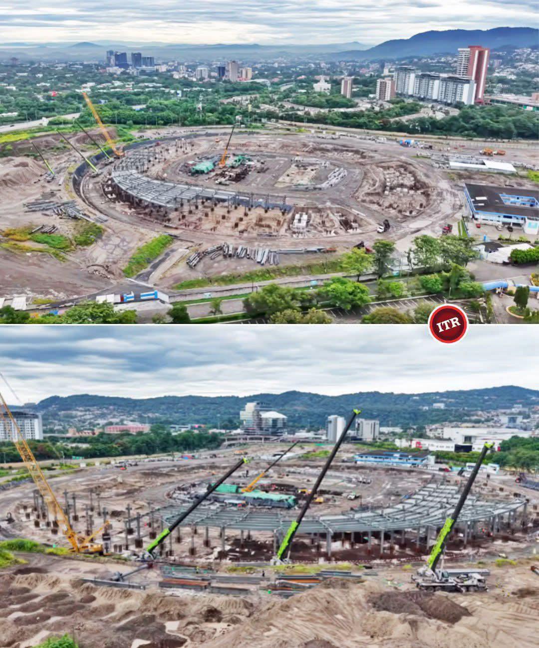 ¡Mega obra! Así avanza la construcción del estadio más grande que tendrá Centroamérica y uno de los más modernos en Latinoamérica