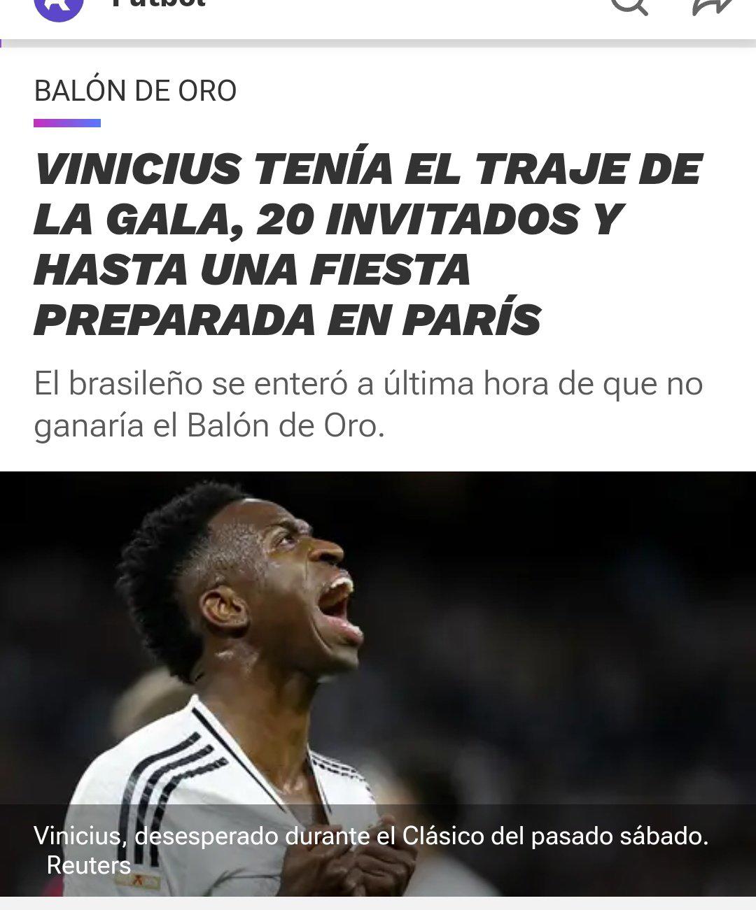 “Ganó el fútbol” y “caes como el c***”: la reacción de la prensa sobre Vinicius y le envían un duro recado ¿qué dicen de Rodri?