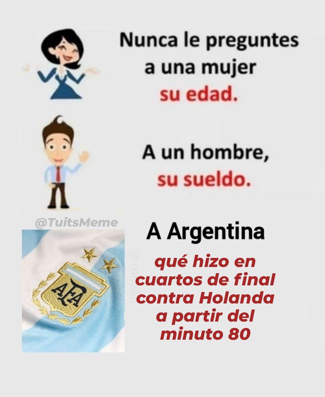 ¡Te vas a morir de risa! Los mejores memes que dejó la victoria de Argentina ante Países Bajos en el Mundial de Qatar