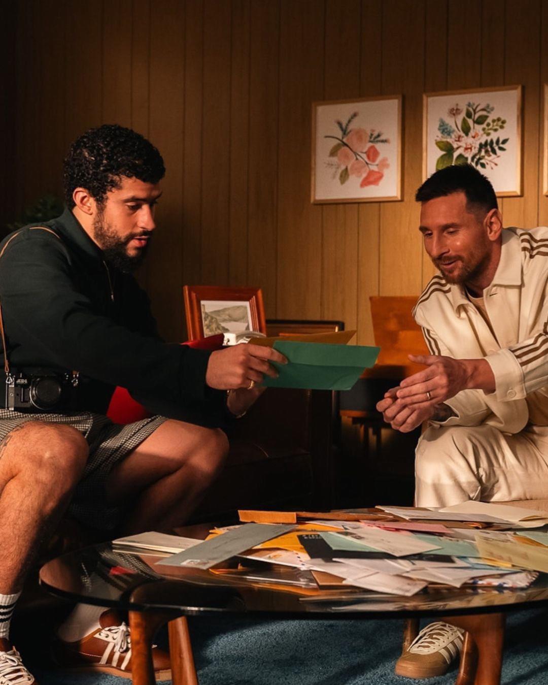 Messi se unió con Bad Bunny y estallaron las redes: se confirmó el gran motivo de esta histórica colaboración