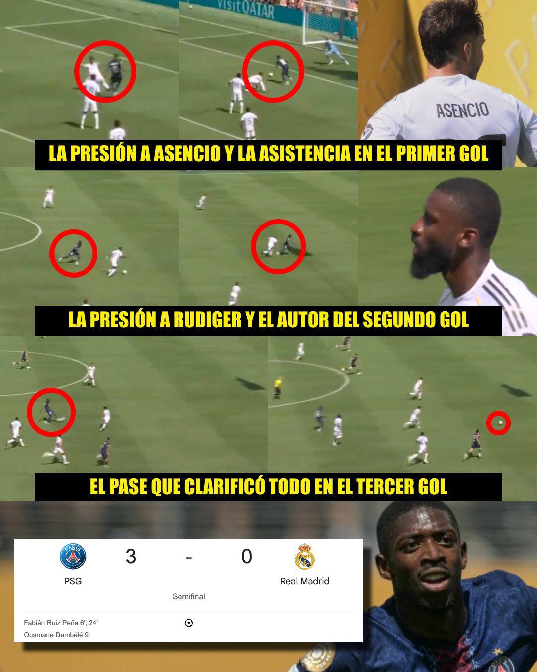 PSG humilló al Real Madrid en el Mundial de Clubes y los memes son crueles con Mbappé; Barcelona no para de reír