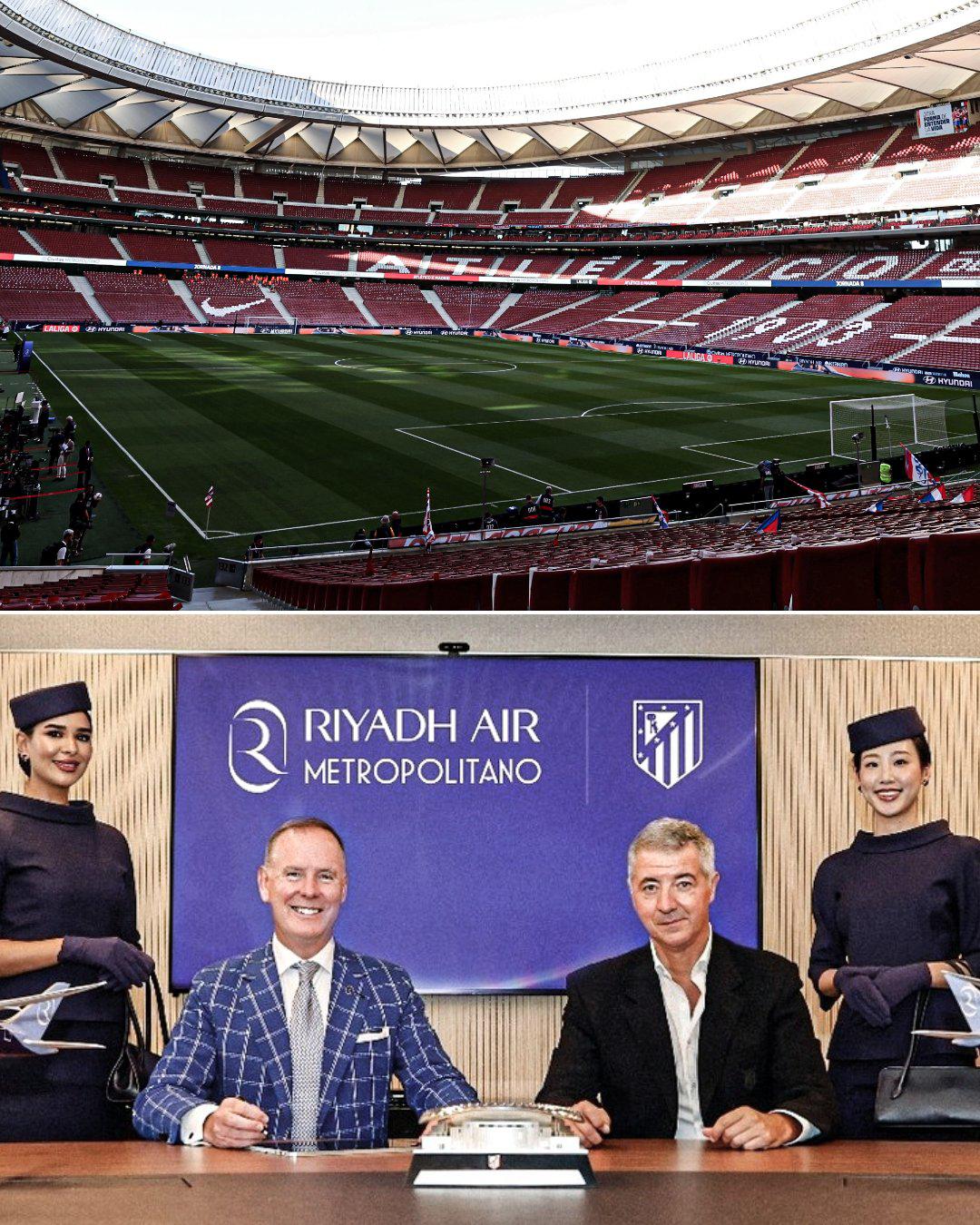 El Atlético de Madrid sorprende y cambia el nombre de su estadio ¿Cuánto cobran los equipos por esto?