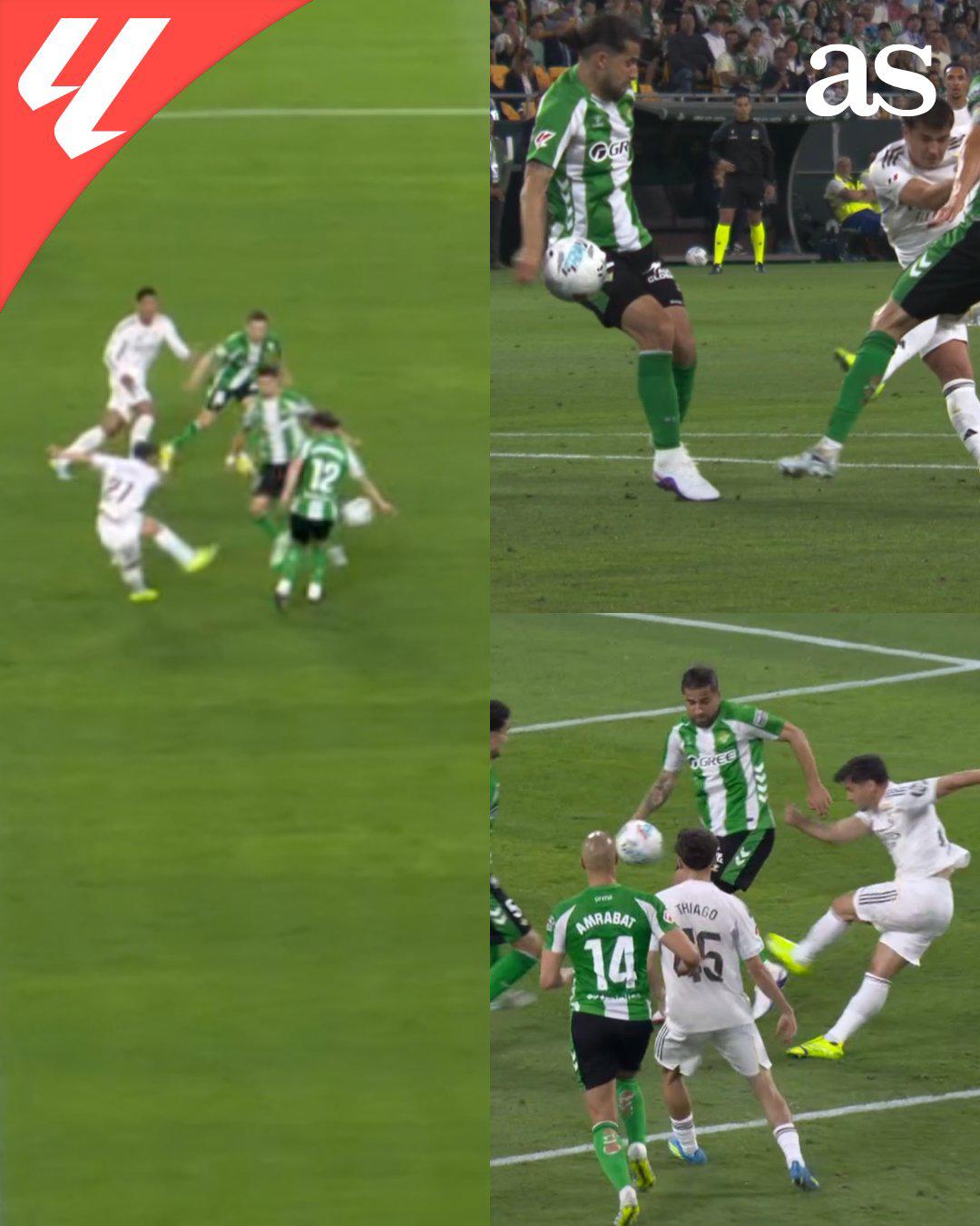 La polémica con los penales en el Betis-Real Madrid, golazo anulado a Mbappé y un mazazo en el último segundo
