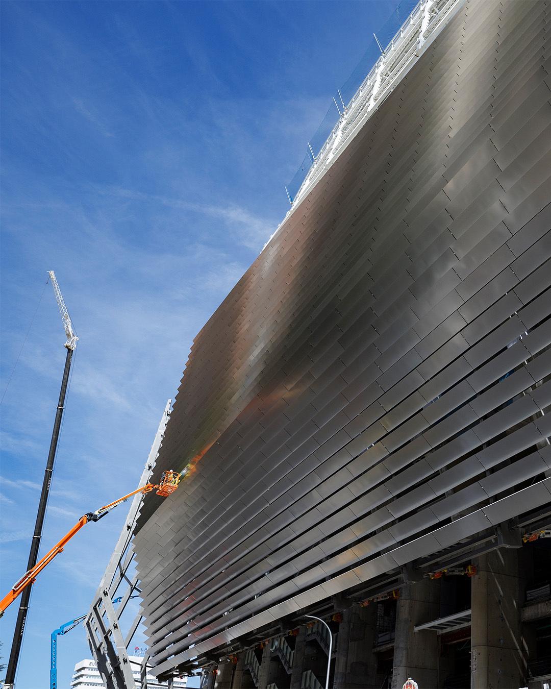 Real Madrid: Las impactantes imágenes de las obras en el Santiago Bernabéu; las placas metálicas y la nueva grada