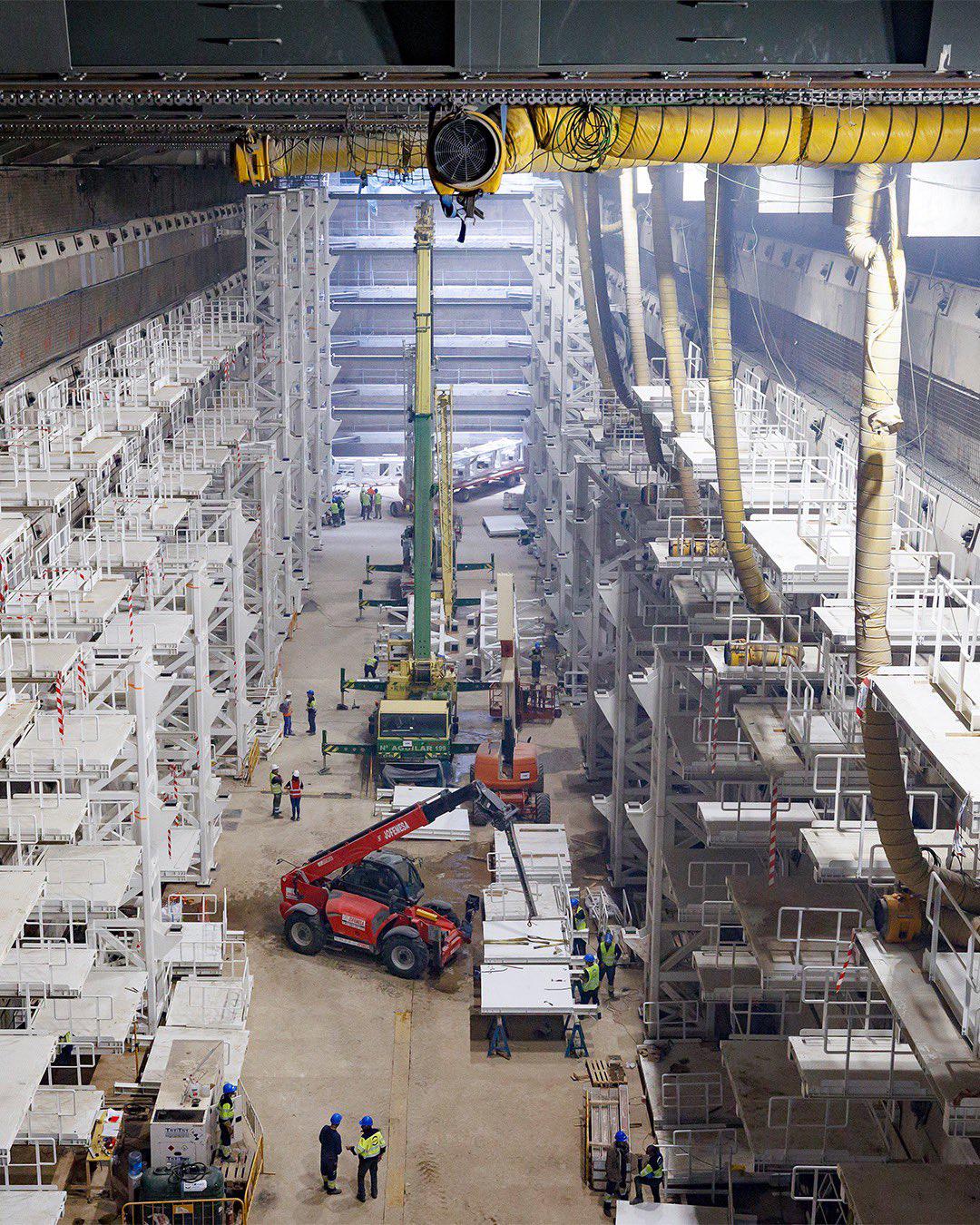 Real Madrid: Las impactantes imágenes de las obras en el Santiago Bernabéu; las placas metálicas y la nueva grada