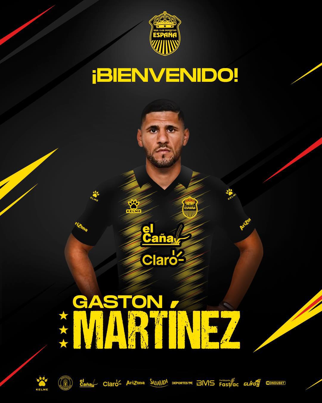 Real España anunció la contratación de Gastón Martínez. FOTO: RCDE.