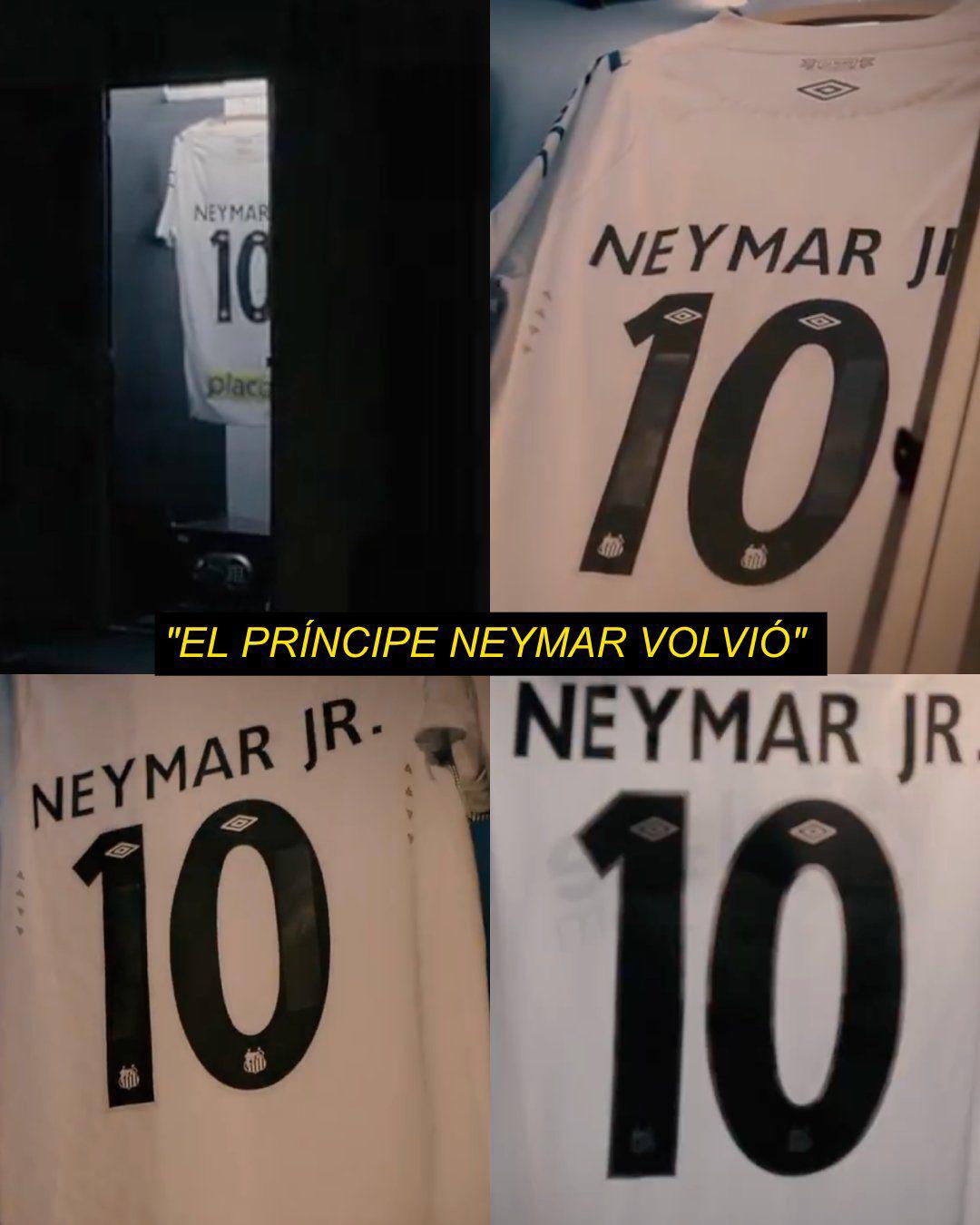 Neymar revoluciona Brasil: llegó en helicóptero, su problema en la firma y ¿por qué tiene el dorsal 11 y 10 en la camiseta de Santos?