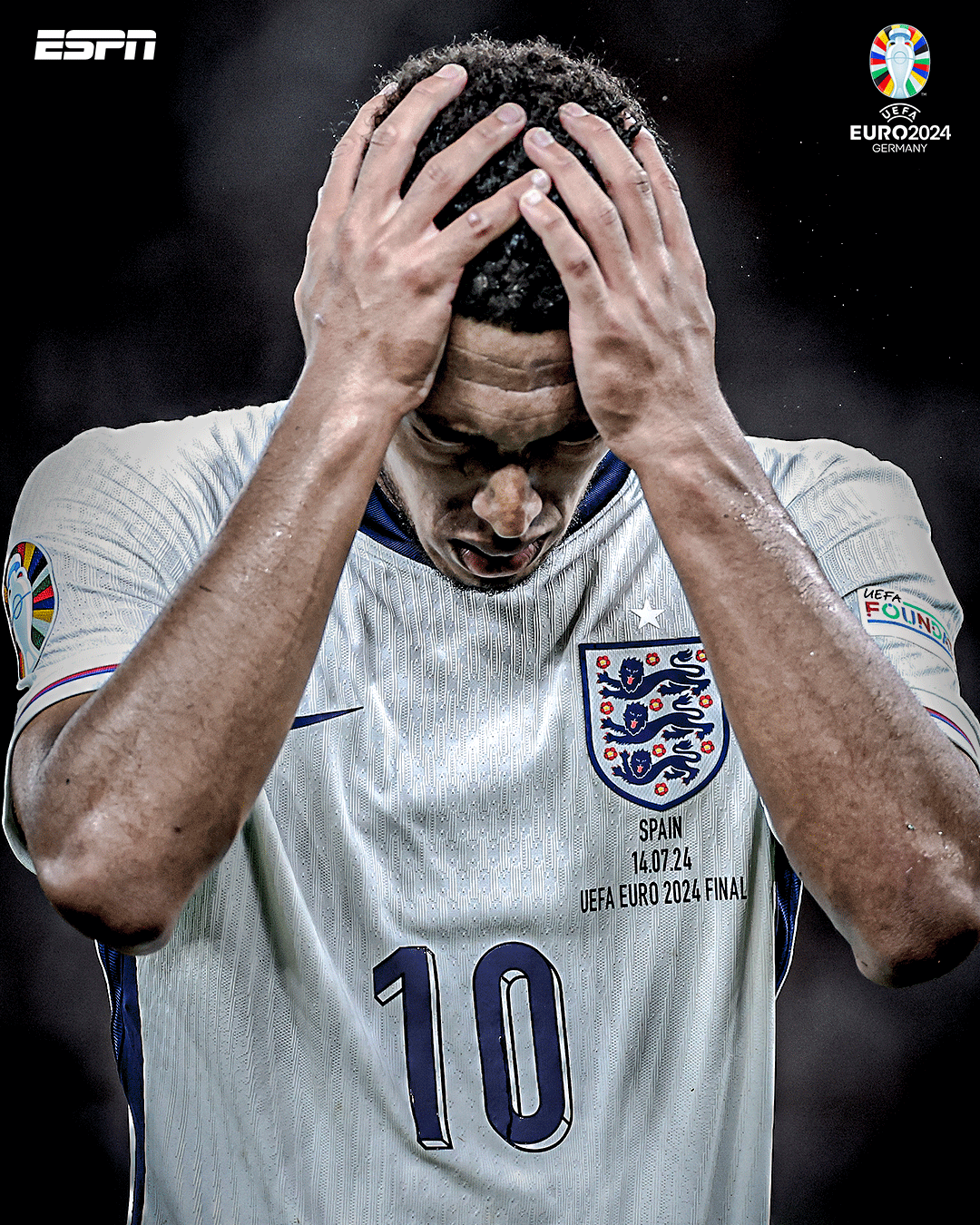 Tremendo enfado de Bellingham, feo gesto de Carvajal a Saka y la celebración de España en la Eurocopa 2024