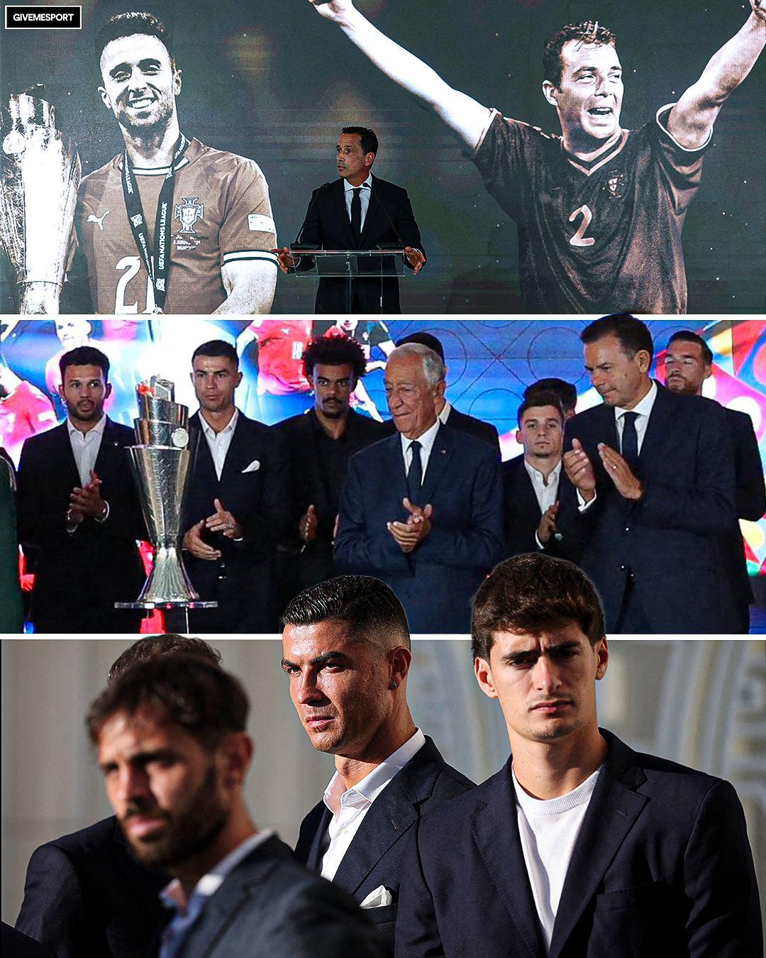 Cristiano Ronaldo impactado: el gesto con la esposa de Jota, el tatuaje que siempre recordará a Diogo y el nuevo 21 de Portugal