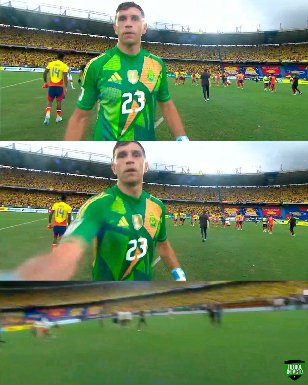 No se vio por TV: La colombiana que se encueró en las gradas, la tristeza de Argentina y la bajeza del Dibu Martínez